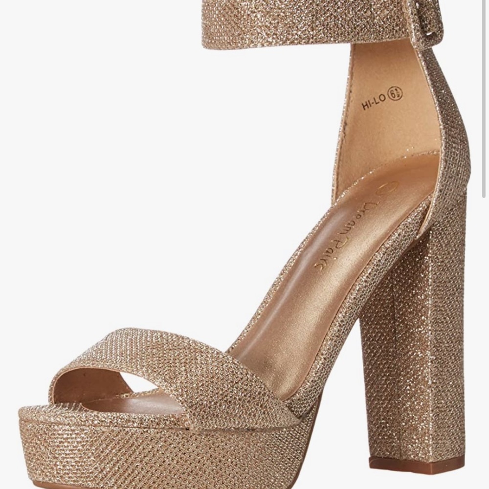 Gold✨Glitter✨Women’s Platform High Heels